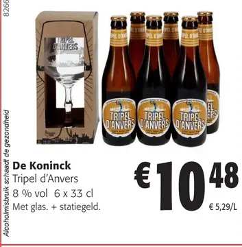 Aanbieding: De Koninck Tripel d'Anvers