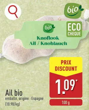 Offre: Ail bio