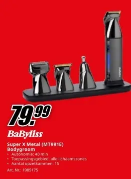 Promotie: Super X Metal (MT991E) Bodygroom