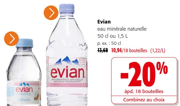 Offre: Eau minérale naturelle