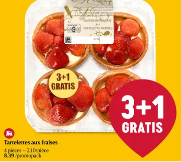 Offre: Tartelettes aux fraises