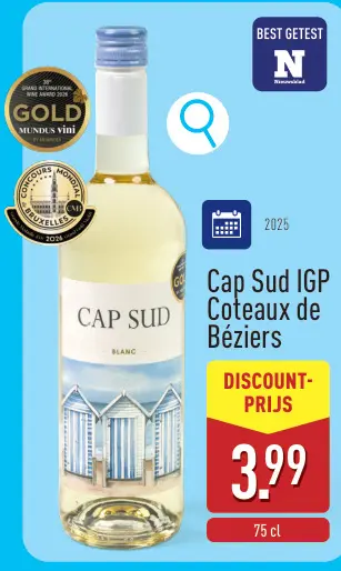 Promotie: Cap Sud IGP Coteaux de Béziers