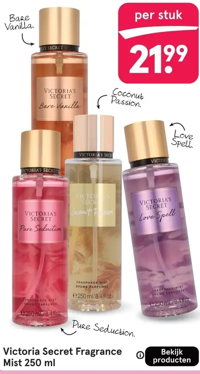 Aanbieding: Victoria Secret Fragance