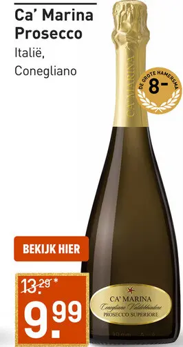 Aanbieding: Ca' Marina Prosecco 75CL