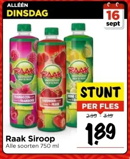 Aanbieding: Raak Siroop