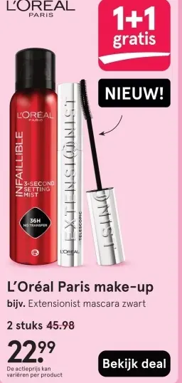 Aanbieding: L'Oréal Paris make-up
