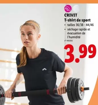 Offre: T-shirt de sport