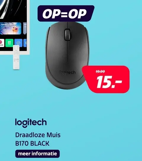 Aanbieding: Draadloze Muis B170 BLACK
