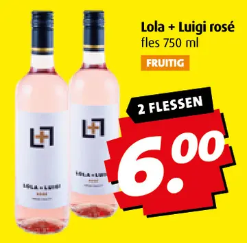 Aanbieding: Lola + Luigi rosé