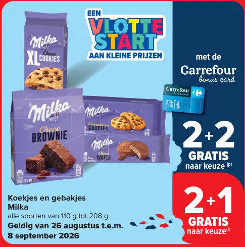 Promotie: Koekjes en gebakjes
