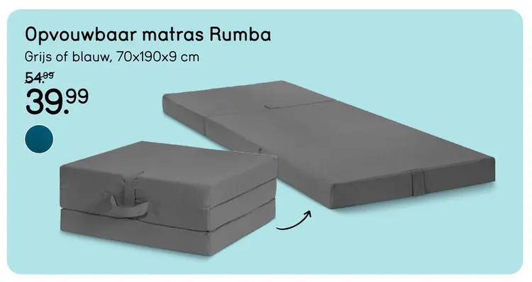 Aanbieding: Opvouwbaar matras Rumba