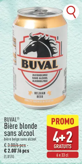 Offre: Bière blonde sans alcool