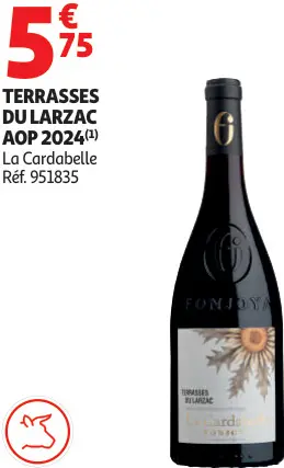 Offre: La Cardabelle Terrasses du Larzac AOP 2024