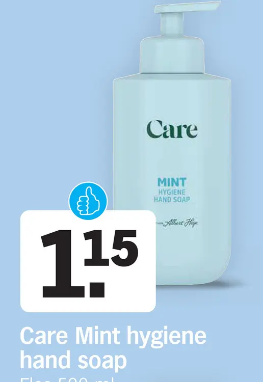 Aanbieding: Care Mint hygiene hand soap