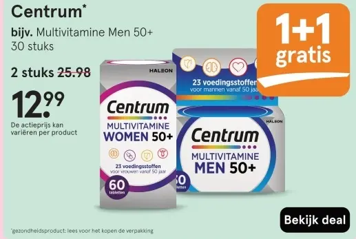Aanbieding: Multivitamine Men 50+