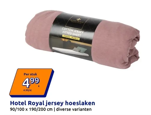 Promotie: Jersey hoeslaken
