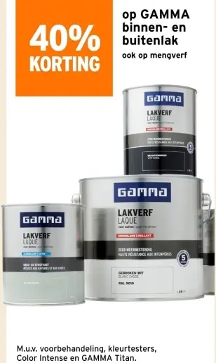Aanbieding: GAMMA binnen- en buitenlak