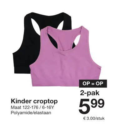Aanbieding: Kinder croptop