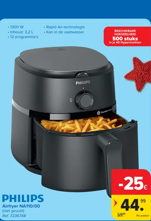 Promotie: Airfryer NA110/00