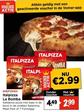 Aanbieding: Italpizza La Bomba