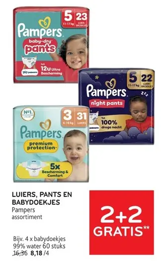 Promotie: Pampers Luier, Pants en Babydoekjes