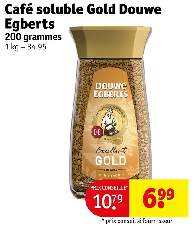 Offre: Café soluble Gold