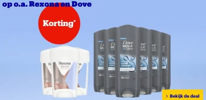 Aanbieding: Rexona en Dove