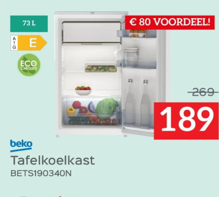 Promotie: Tafelkoelkast