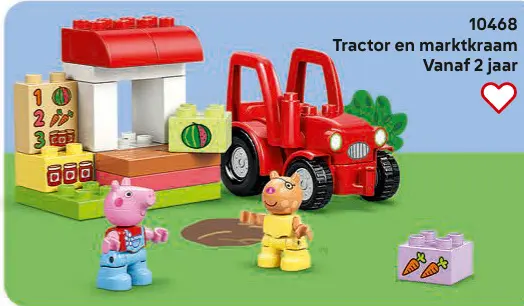 Aanbieding: Tractor en marktkraam 10468