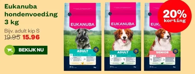 Aanbieding: Eukanuba hondenvoeding