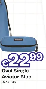 Promotie: Oval Single Aviator Blue