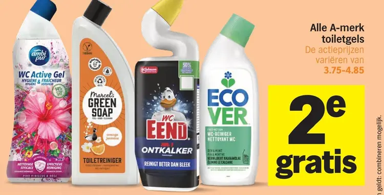 Aanbieding: A-merk toiletgels