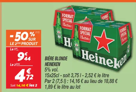 Offre: Bière blonde