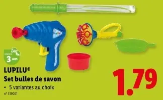 Offre: Set bulles de savon