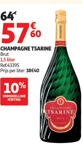 Promotie: Tsarine Champagne Brut