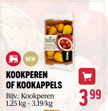 Aanbieding: Kookperen of kookappels