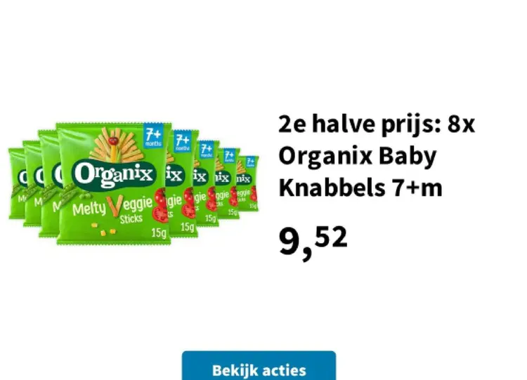 Promotie: Organix Baby Knabbels