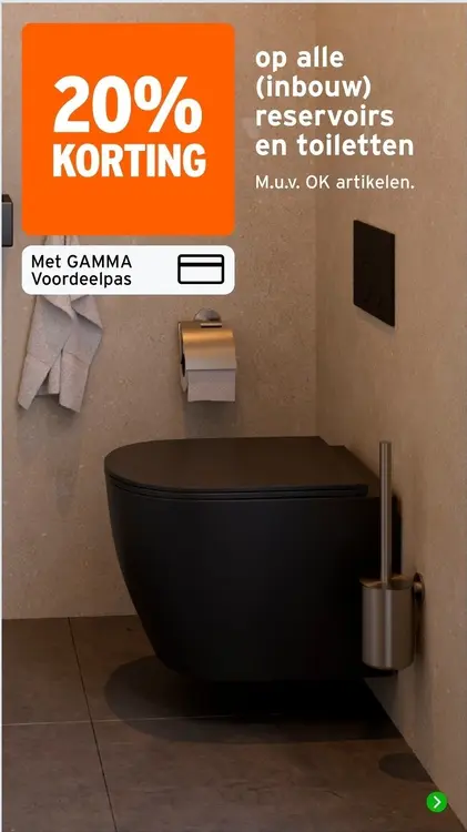 Aanbieding: Reservoirs en toiletten