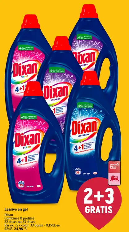 Offre: Lessive | Gel | Couleurs | 1,485L | 33DS