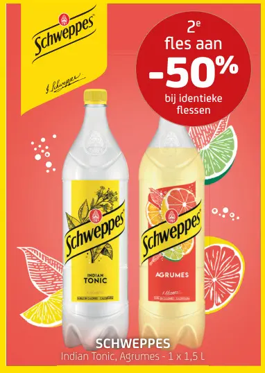 Promotie: Schweppes Indian Tonic, Agrumes