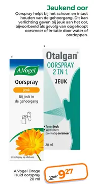 Aanbieding: A.Vogel & Otalgan oorspray