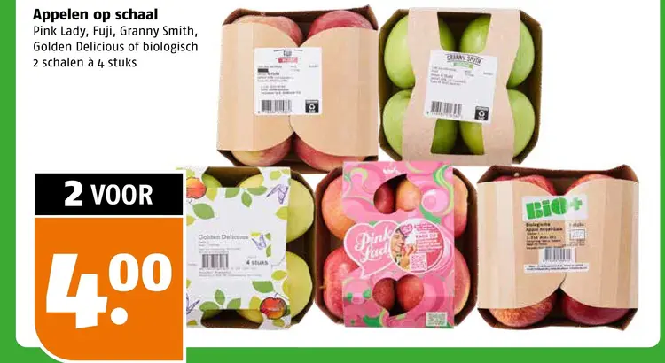 Aanbieding: Appelen op schaal
