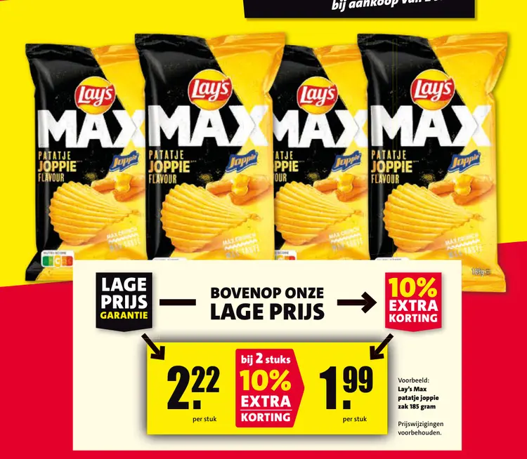 Aanbieding: Lay's Max patatje joppie