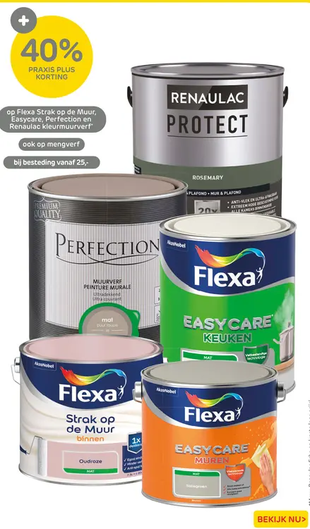 Aanbieding: Flexa Strak op de Muur, Easycare, Perfection