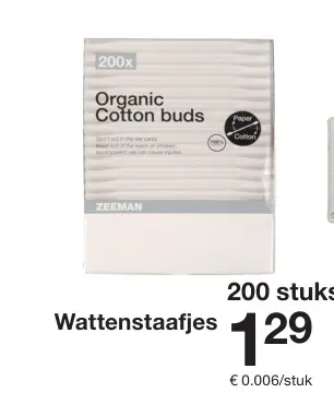 Aanbieding: Wattenstaafjes
