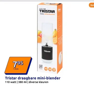 Aanbieding: Tristar draagbare mini-blender