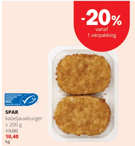 Promotie: Kabeljauwburger