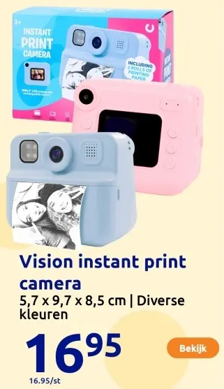 Aanbieding: Instant print camera