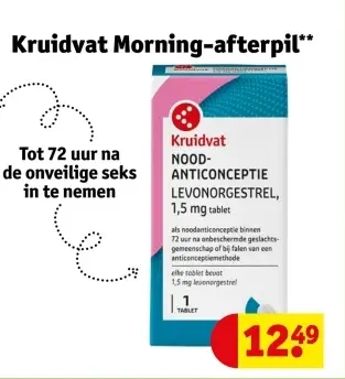 Aanbieding: Kruidvat Morning-afterpil