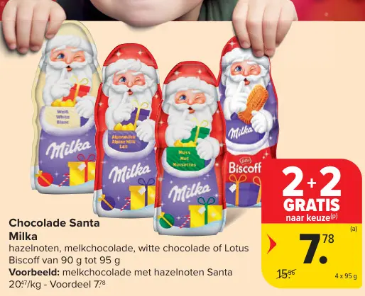 Promotie: Chocolade Santa